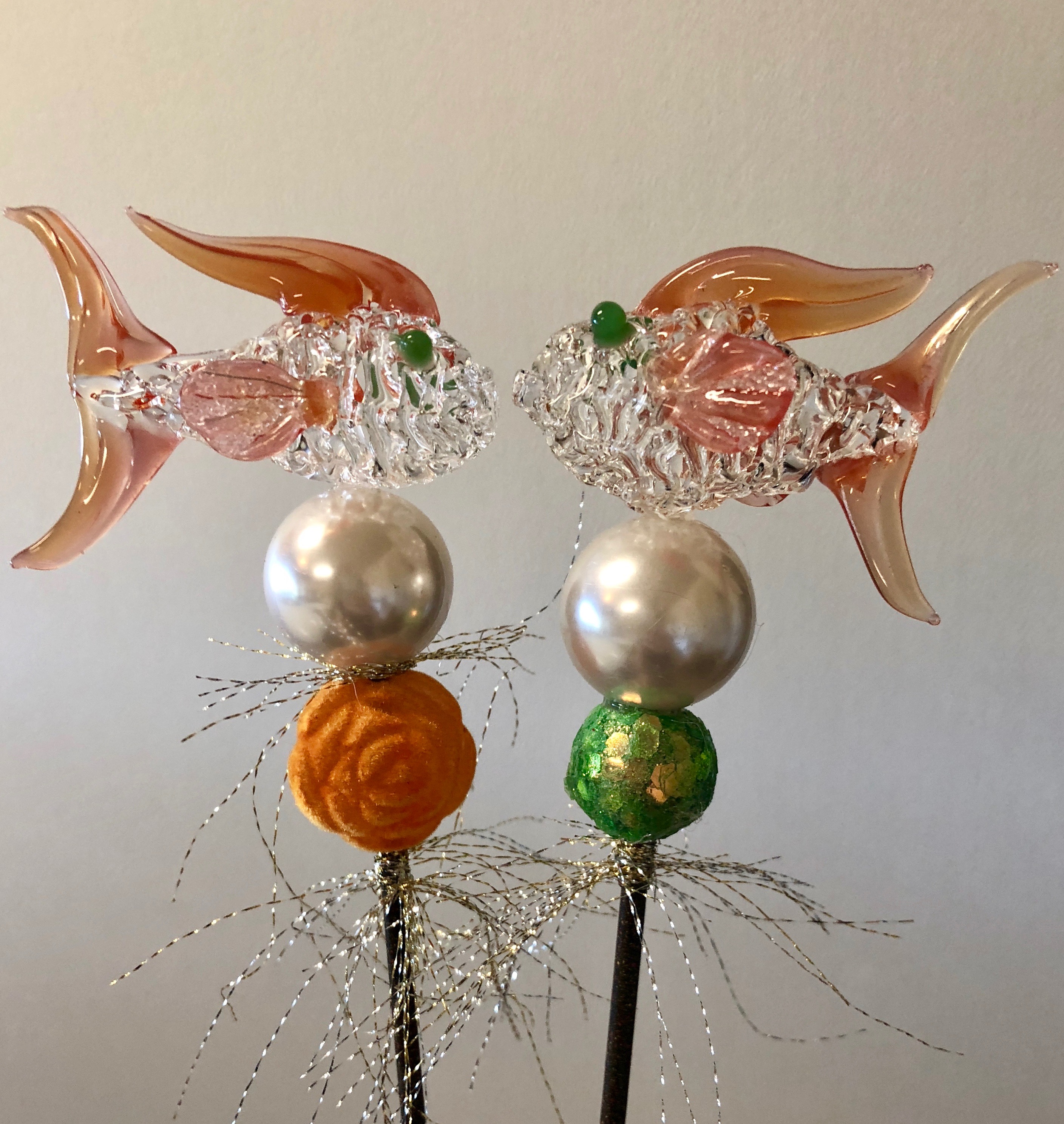 handblown glass fish