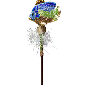 rhinestone fish orchid stake